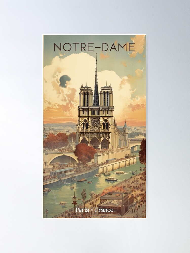 Vintage notre dame de Paris shirt hot