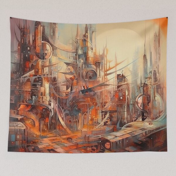 Item preview, Ode to a Futuristic Metropolis designed and sold by AM FineArtPrints.