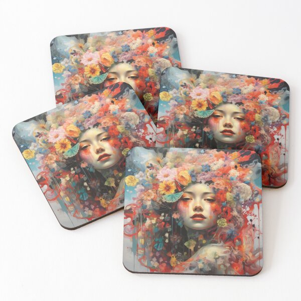 Item preview, Face in Flowers designed and sold by VisionDuke.