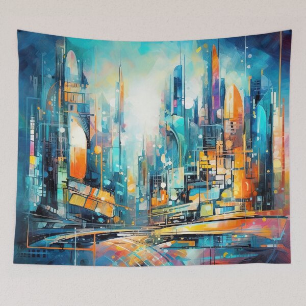 Item preview, Ode to a Futuristic Metropolis designed and sold by AM FineArtPrints.