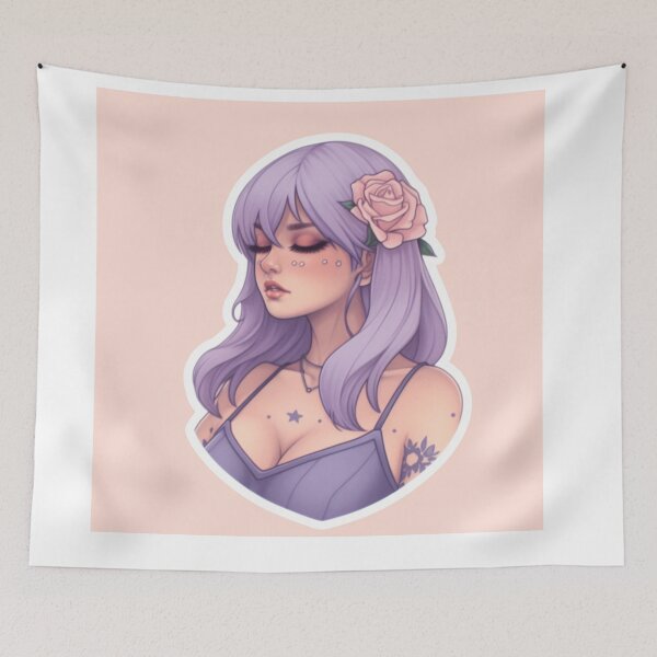 Item preview, Aesthetic Anime Girl designed and sold by TMDNE.