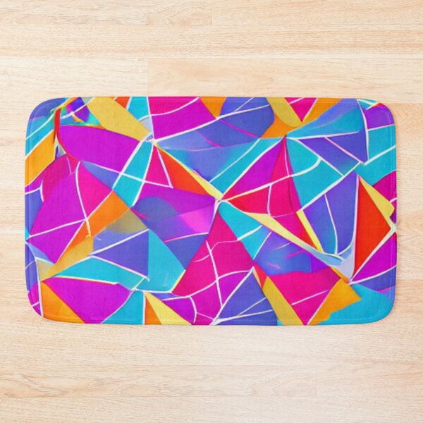 Item preview, Abstract Crystal Colorful Geometric Pattern designed and sold by calibrit.
