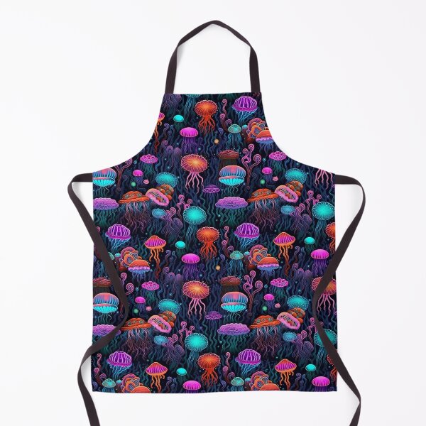 Item preview, Abyss Deep Sea Jellyfish in the Sea - Colorful Jellyfish Watercolor designed and sold by Pixelboys.