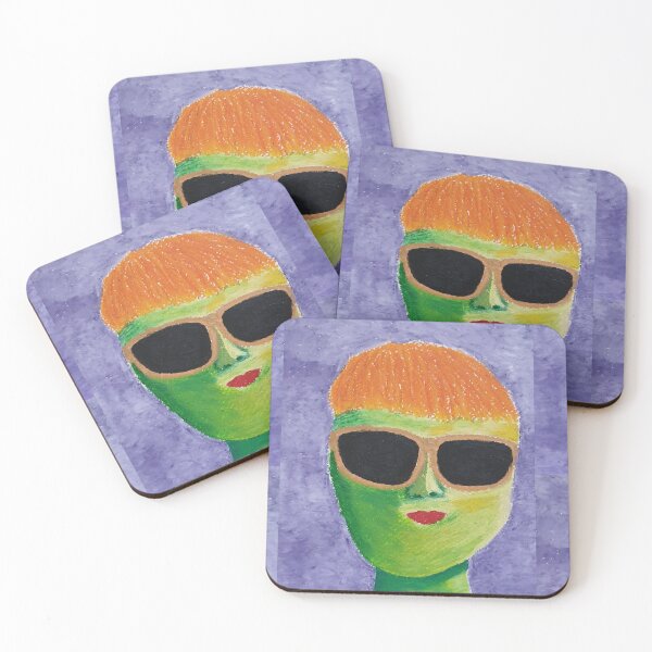 Item preview, Colorful girl with sunglasses designed and sold by cardanart.