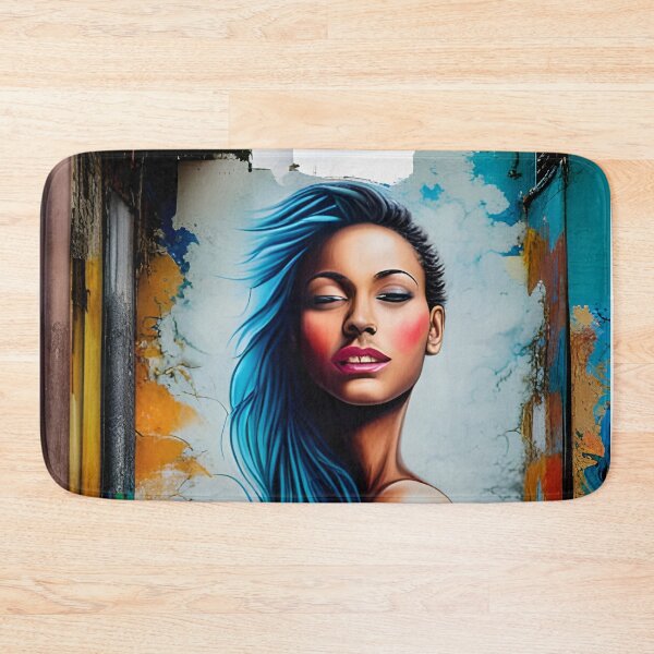 Item preview, The Lady with Blue Hair designed and sold by TheNewPixel.