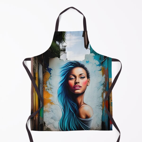 Item preview, The Lady with Blue Hair designed and sold by TheNewPixel.