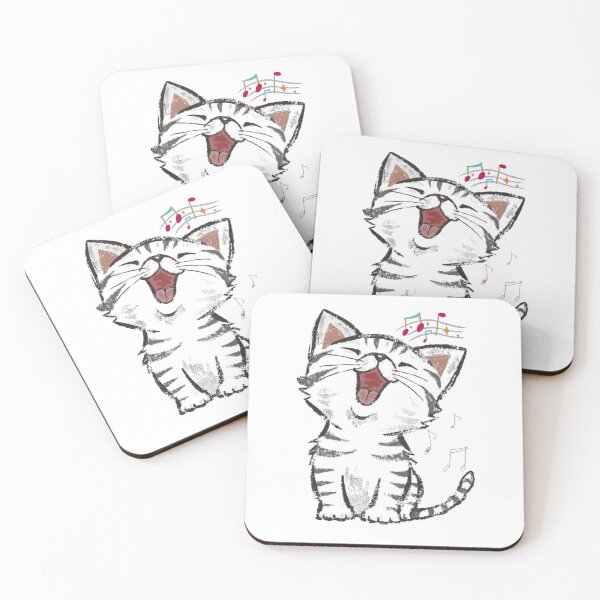 Item preview, Melodious Whiskers: A Delightful Serenade by a Joyful Singing Kitten! designed and sold by capefox.