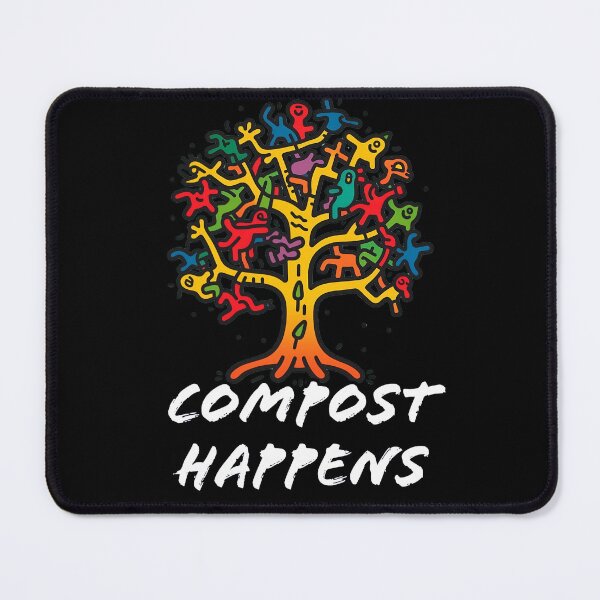 Item preview, Colorful Crazy Tree in Haring Style - "Compost Happens" designed and sold by SADStyleDesigns.
