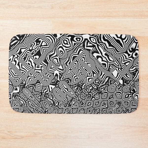 Artikelvorschau, Abstract Zebra Stripe Pattern in Black and White entworfen und verkauft von Trevor Hirst.