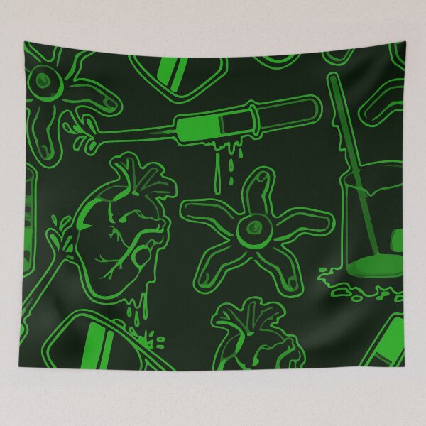 Item preview, Re-Animator Pattern with Dark Background designed and sold by parkerihardly.