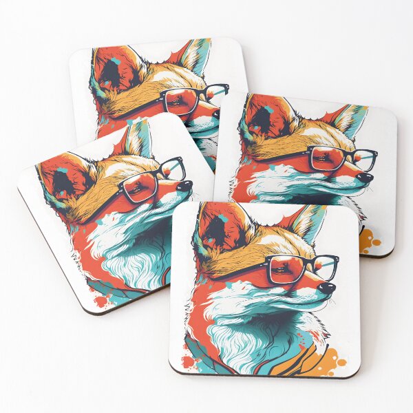 Item preview, Wise Fox in Watercolor designed and sold by O1dFox.