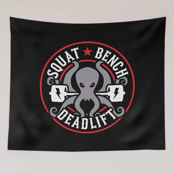 Item preview, SBD Squat Bench Deadlift Kraken designed and sold by Brogress Project.