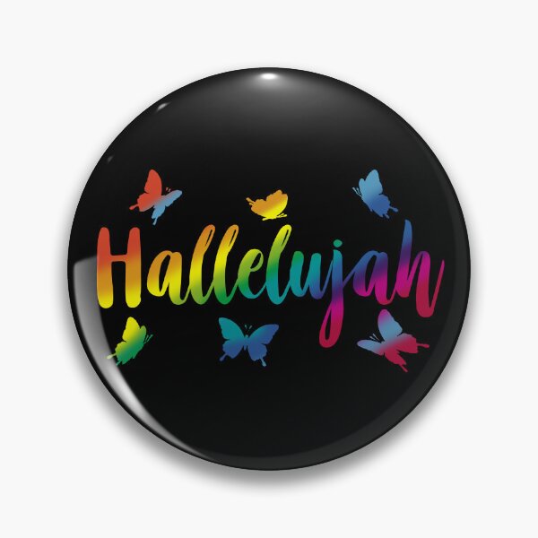 Item preview, Hallelujah! Inspirational, Motivational, Typography Praise and Hymn, Aesthetic Text designed and sold by DULCE76.