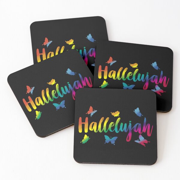 Item preview, Hallelujah! Inspirational, Motivational, Typography Praise and Hymn, Aesthetic Text designed and sold by DULCE76.