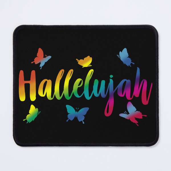 Item preview, Hallelujah! Inspirational, Motivational, Typography Praise and Hymn, Aesthetic Text designed and sold by DULCE76.