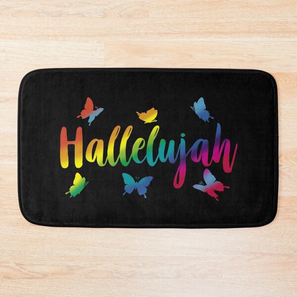 Item preview, Hallelujah! Inspirational, Motivational, Typography Praise and Hymn, Aesthetic Text designed and sold by DULCE76.