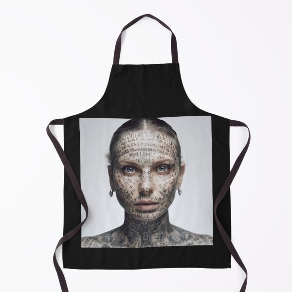 Item preview, Strict woman with tattoos on face designed and sold by Markus Baron.