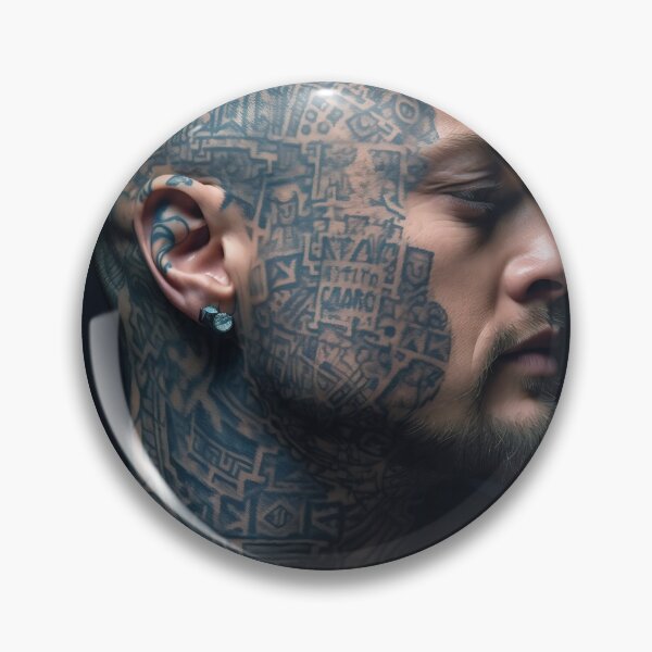 Item preview, Cool bald head fully tattooed designed and sold by Markus Baron.