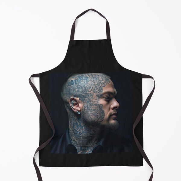 Item preview, Cool bald head fully tattooed designed and sold by Markus Baron.