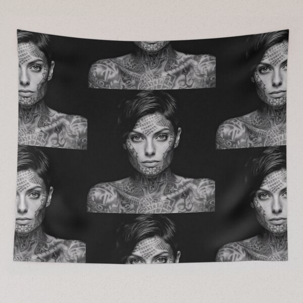 Item preview, Wow, what kind of hot tattoos does she have? designed and sold by Markus Baron.