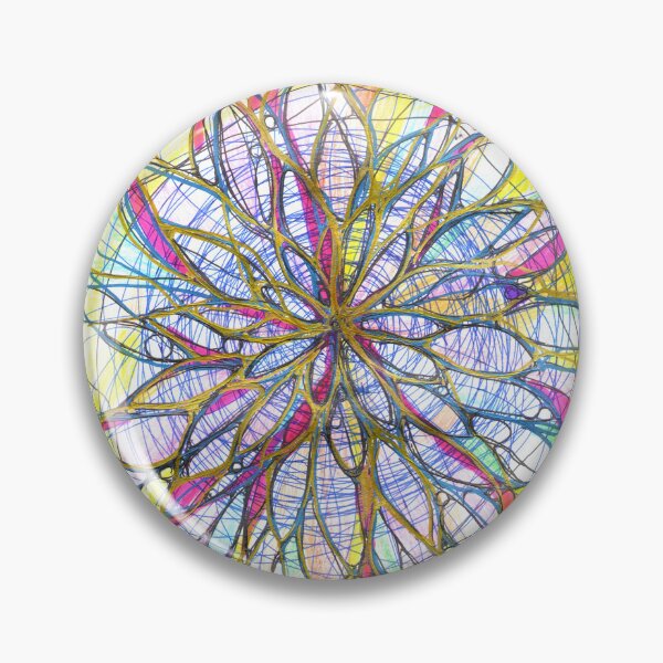 Item preview, Neuroart, Abstract colorful flower designed and sold by VikitaSolomakha.