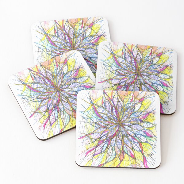 Item preview, Neuroart, Abstract colorful flower designed and sold by VikitaSolomakha.