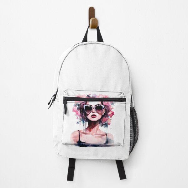 Item preview, Watercolor woman with sunglasses designed and sold by Dominika Bednarska.