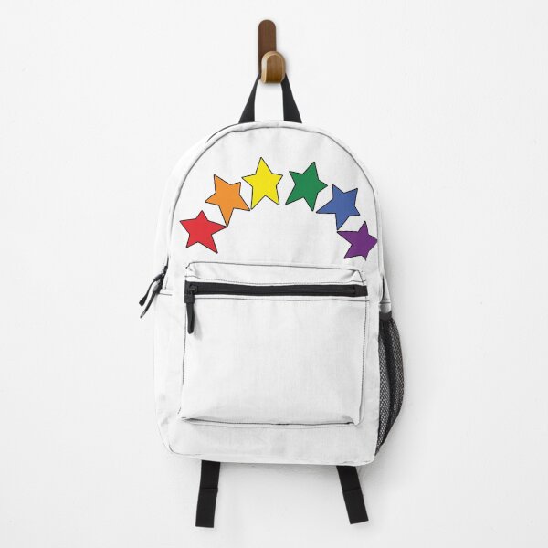 Vista previa del artículo con la obra «Star Rainbow Pride gráfico línea negra», diseñado y vendido por ellenhenry.