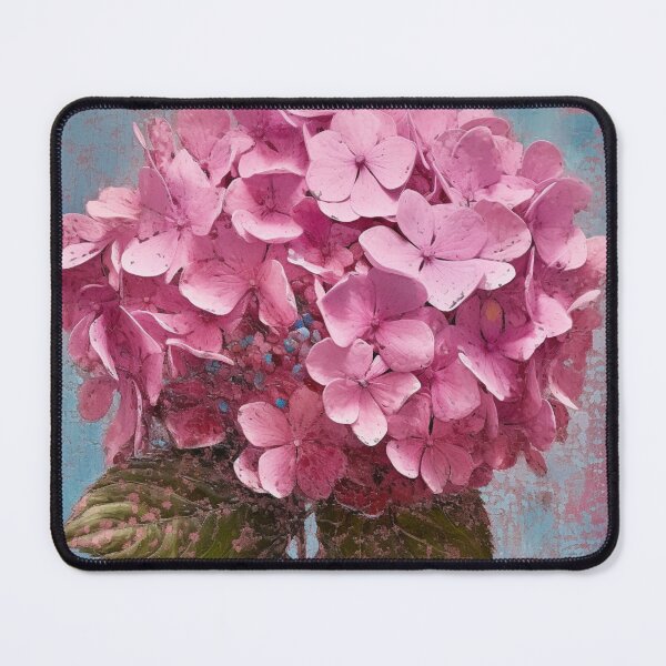 Item preview, Simple Pink Folk Art Hydrangea Flower designed and sold by EpicFoxArt.