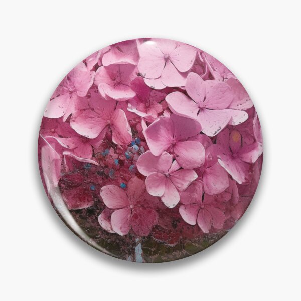 Item preview, Simple Pink Folk Art Hydrangea Flower designed and sold by EpicFoxArt.