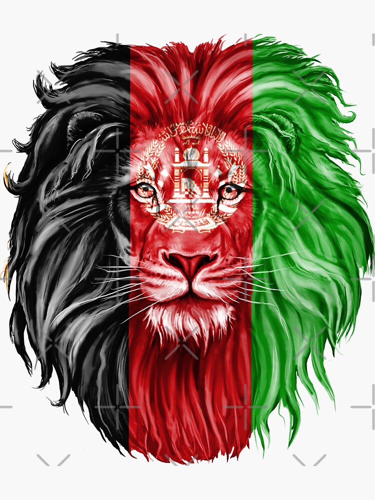 lion Flag Of Afghanistan - Gift For Afghanistani From Afghanistan - Afghanistan  Flag lion  Sticker for Sale by Kyle-H