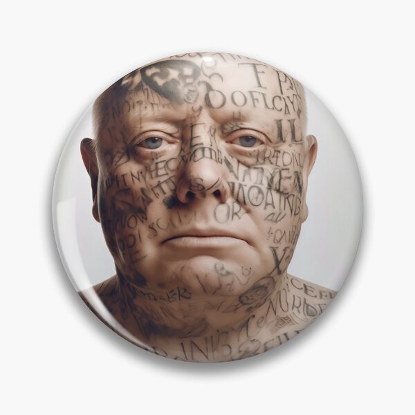 Item preview, Cool grandpa with fancy tattoos designed and sold by Markus Baron.