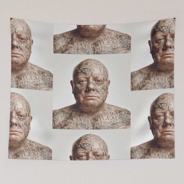 Item preview, Cool grandpa with fancy tattoos designed and sold by Markus Baron.