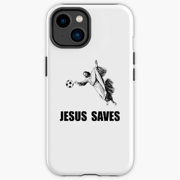 Jesus Saves Soccer iPhone Tough Case