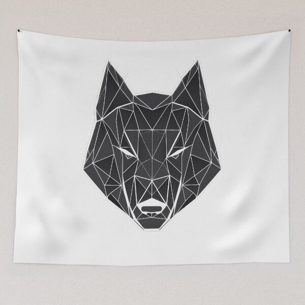 Item preview, Aggressive Wolf Face designed and sold by PixelPlaza4u.