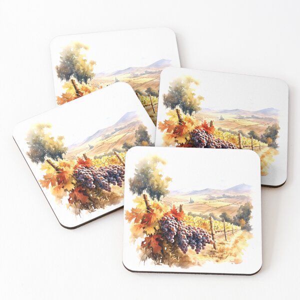 Item preview, Rolling Vineyard Clipart, Vines and Hills, Grapevine Views, Vineyard Scenery, Gentle Slopes, Winemaking Territory, Rolling Landscapes designed and sold by CoolorPainting.