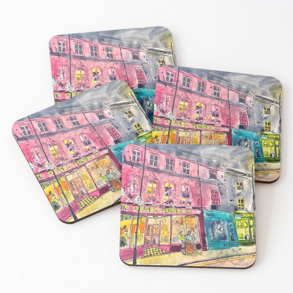 Item preview, Purple Turtle, Gun Street, Reading (landscape) designed and sold by SerineTucciArt.