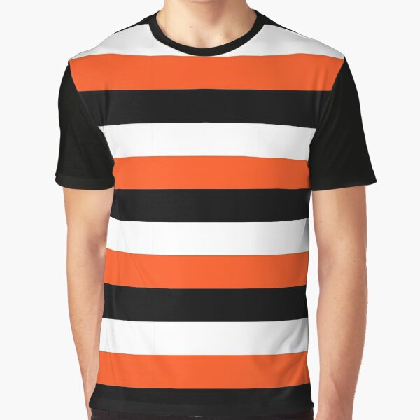 Youth Black Cincinnati Bengals Stripes T-Shirt