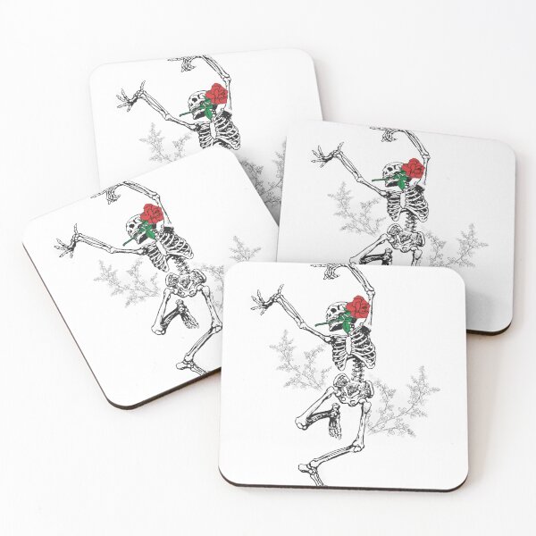 Item preview, Dancing Skeleton with rose designed and sold by HPIChicArt.