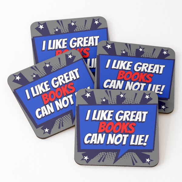 Item preview, I like great books can not lie!, Comic, Quote designed and sold by BeebopGraphics.