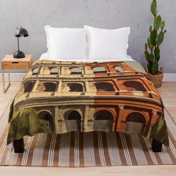 Item preview, A Vintage Travel Illustration of the Colosseum of Rome designed and sold by GoodOldVintage.