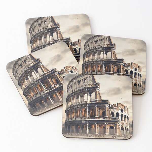 Item preview, A Vintage Travel Illustration of the Colosseum of Rome designed and sold by GoodOldVintage.