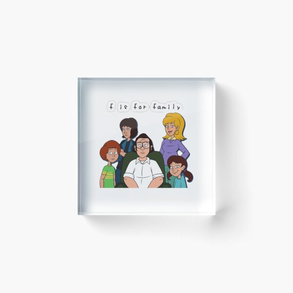 Item preview, F is for Family designed and sold by EmryDecastro.