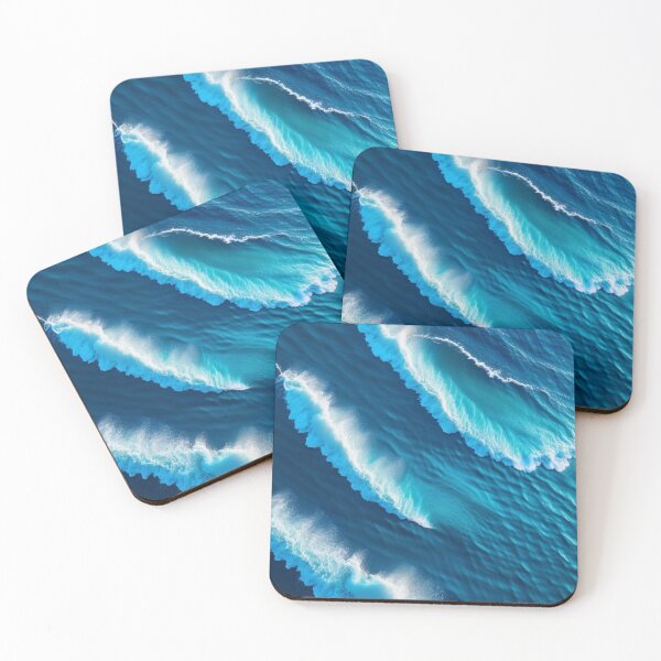 Item preview, Crashing Deep Blue & Turquois Ocean Waves  designed and sold by BBGIFTSUK.
