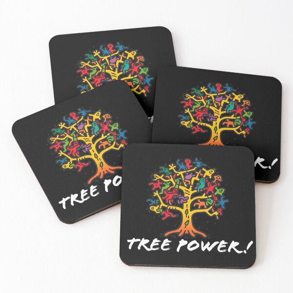 Item preview, Colorful Crazy Tree in Haring Style - "Tree Power!" designed and sold by SADStyleDesigns.
