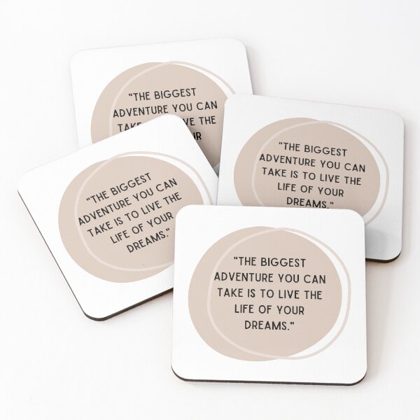 Item preview, The biggest adventure you can take is to live the life of your dreams. Quotes of life, simple and short with cute background designed and sold by diahsariw.