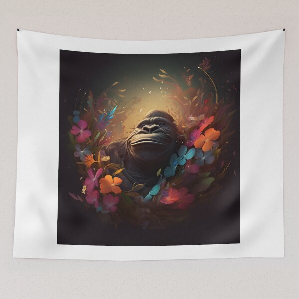 Item preview, Abstract Gorilla Face Art designed and sold by PeteRascal.