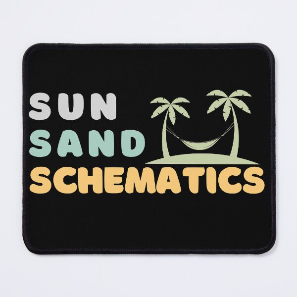 Item preview, Beach Shirt - Sun Sand Schematics designed and sold by TheBeesForYou.