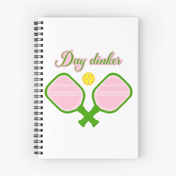Item preview, Day DINKer - Funny PICKLEBALL player gift - DINK responsibly - pickleball paddle - I LOVE PICKLEBALL pink PREPPY designed and sold by originalsusie.