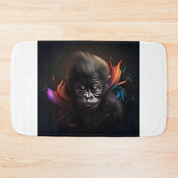 Item preview, Abstract Baby Gorilla Face Art designed and sold by PeteRascal.